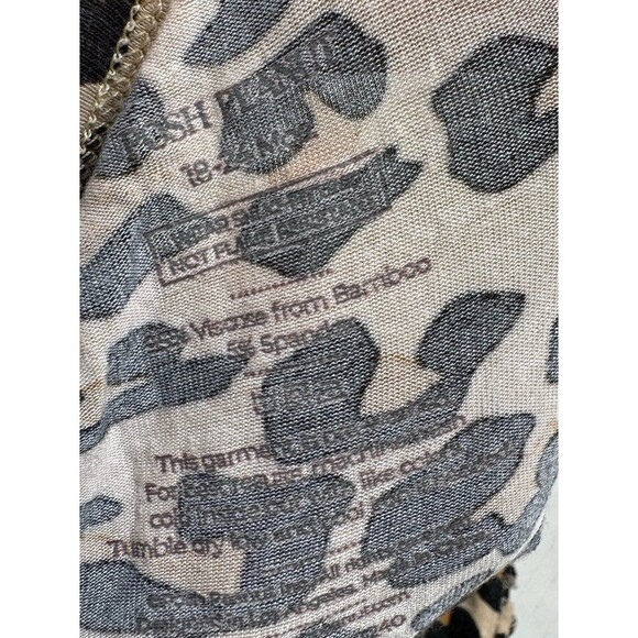 Posh Peanut Lana Leopard Footie Ruffled Zippered One Piece Baby Girl 18-24M - Picture 6 of 6